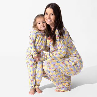 Bamboo Long Sleeve Pajama Set - Clueless As If! Bellabu Bear Size: 3T