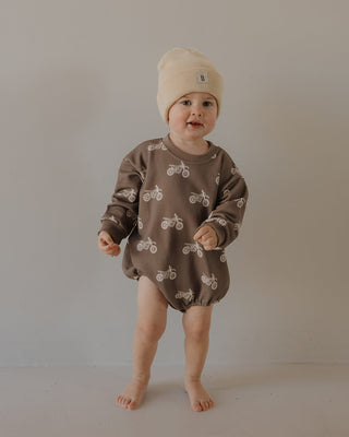 Sweatshirt Romper - Dirt Bike Romper forever french baby Size: Newborn