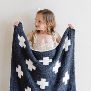 Double-Layer Bamboni® Mini Blankets Saranoni Color: Pansy Double Layer