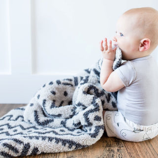 Double-Layer Bamboni® Receiving Blankets Saranoni Color: Pansy Double Layer