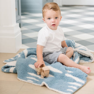Double-Layer Bamboni® Receiving Blankets Saranoni Color: Triangle Double Layer
