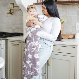 Double-Layer Bamboni® Receiving Blankets Saranoni Color: Pansy Double Layer