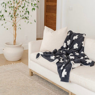 Double-Layer Bamboni® Throw Blankets Saranoni Color: Mudcloth Double Layer