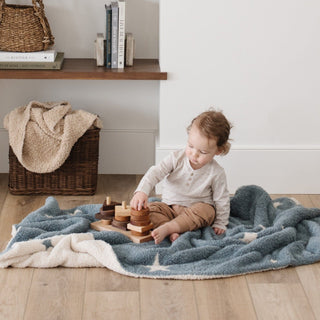 Double-Layer Bamboni® Toddler Blankets Saranoni Color: Pansy Double Layer