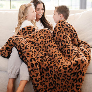 Double-Layer Bamboni® Toddler Blankets Saranoni Color: Classic Leopard Double Layer