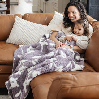 Double-Layer Bamboni® Toddler Blankets Saranoni Color: Pansy Double Layer