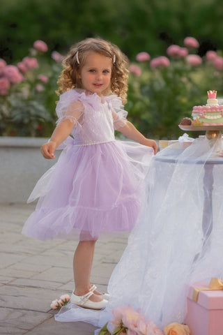 Dreamy Lilac Princess Dress Dresses Faeella Size: 2