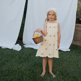 Knit Dress - Lemon Romper forever french baby Size: 2/3 Years