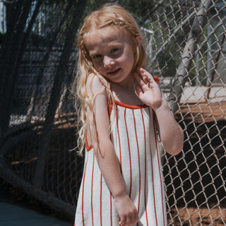 Knit Dress | Picnic Pinstripe forever french baby