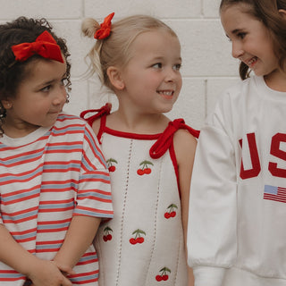 *PRE-ORDER* Child Sweatshirt - USA Sweatshirt forever french baby Size: 0-3 Months