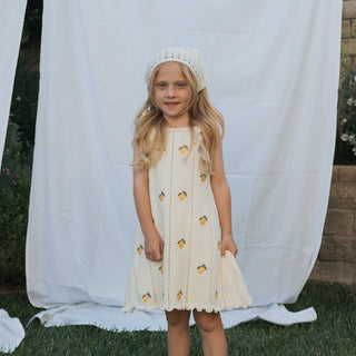 Knit Dress - Lemon Romper forever french baby Size: 2/3 Years