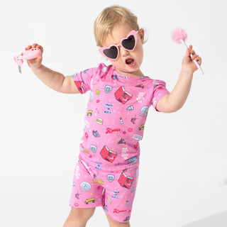 Bamboo Pajama Set with Shorts - Mean Girls: So Fetch Bellabu Bear Size: 18-24 Months