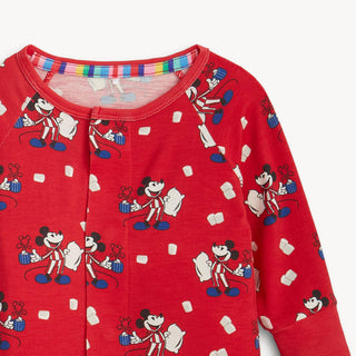 Magnetic Convertible Footie Romper - Disney Red Cocoa Club Magnetic Me Size: 6-9M