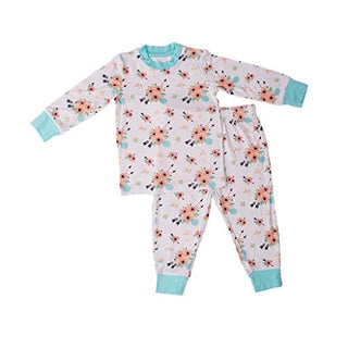 Bamboo Long Sleeve Pajama Set - Wildflowers Kozi & Co. Size: 12-18 Months