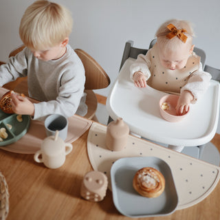 Silicone Suction Bowlsilicone tablewareMushieColor: Cambridge Blue