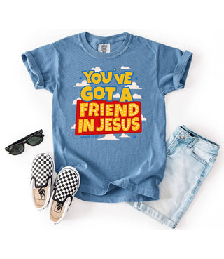 You've Got a Friend in Jesus | Youth Unisex Tee Made By Yen Size: YXS=4-5