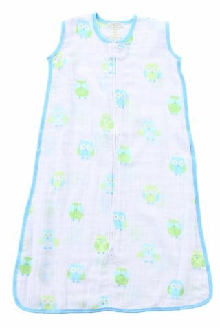 Angel Dear Muslin Sleep Sack, Blue Giraffe Angel Dear