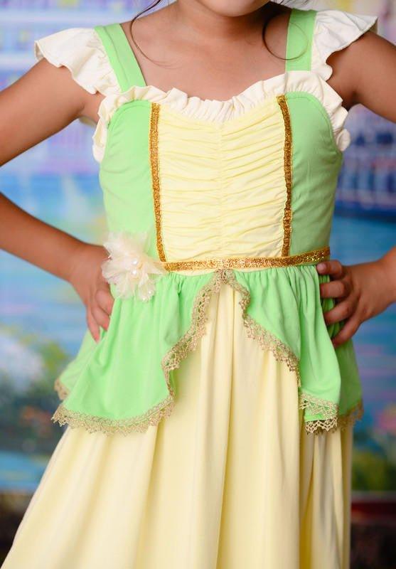 Bamboo Girl's Frog Princess Twirl Dress - Fairytale Bamboo Girl's Frog Princess Twirl Dress - Fairytale