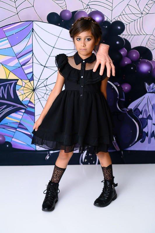 Elriza Riddle Eliza Cate and Co Girl's Gothic Darling Party Twirl Dress