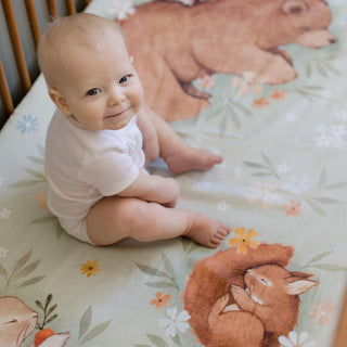 Enchanted Meadow Standard Size Crib Sheet Crib sheets Rookie Humans Size: US Standard crib size