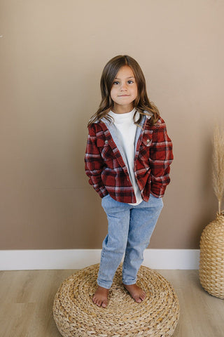 Everest Jacket Olive + Scout Color: Red Size: 3-6M