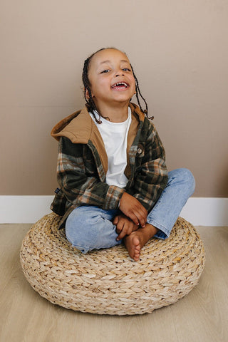 Everest Jacket Olive + Scout Color: Red Size: 3-6M