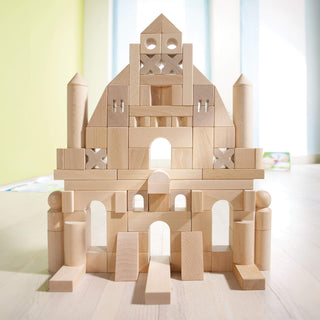 Basic Building Blocks 102 Piece Extra Large Wooden Starter Set Wooden Blocks Architectural Blocks HABA USA