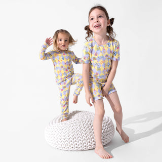 Bamboo Long Sleeve Pajama Set - Clueless As If! Bellabu Bear Size: 3T