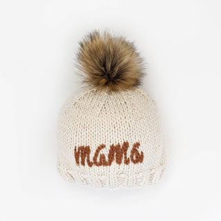 Mama Pecan Beanie Hat for Adult Huggalugs Size: X-Large (adult)
