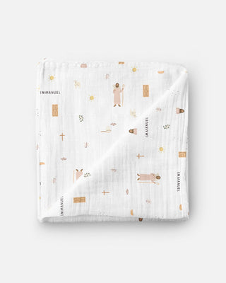 Jesus Muslin Swaddle Baby Blanket