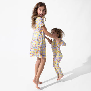 Bamboo Long Sleeve Pajama Set - Clueless As If! Bellabu Bear Size: 3T