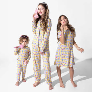 Bamboo Long Sleeve Pajama Set - Clueless As If! Bellabu Bear Size: 3T