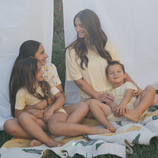 Women's Bamboo Short Set - Citron Women's Pajama forever french baby Size: X-Small