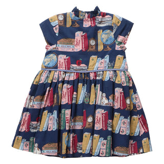 Cotton Fatima Dress - Bookshelf