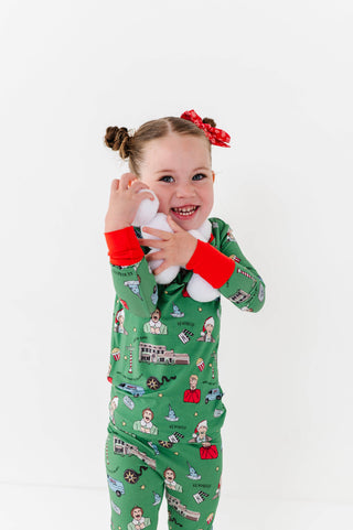 Cozy with the Classics Bamboo Long Sleeve Pajama Set - PRE-ORDER Kiki + Lulu Size: 2T
