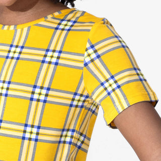 Bamboo Pajama Set with Shorts - Clueless Total Betty Plaid Bellabu Bear Size: 3T