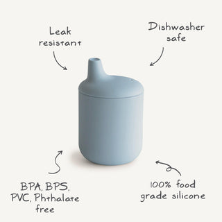 Silicone Sippy CupSilicone Sippy CupMushieColor: Shifting Sand