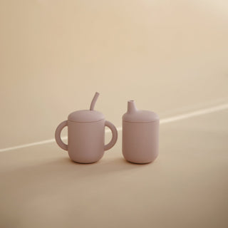 Silicone Sippy CupSilicone Sippy CupMushieColor: Shifting Sand