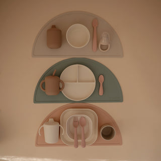 Square Dinnerware Plates, Set of 2DinnerwareMushieColor: Blush