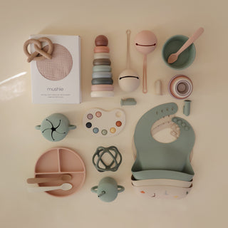 Stacking Rings ToytoysMushieColor: Rustic