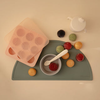 Silicone Suction Bowlsilicone tablewareMushieColor: Cambridge Blue