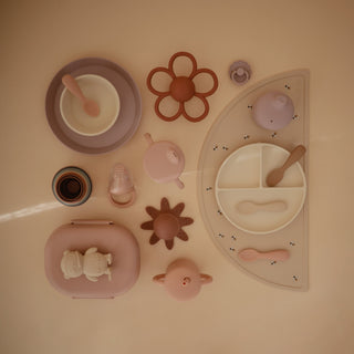 Silicone Suction Bowlsilicone tablewareMushieColor: Cambridge Blue
