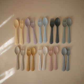 Dinnerware Fork and Spoon SetDinnerwareMushieColor: Sage