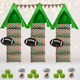 Football  Party Supplies Teepee Tent Slumber Party Kit Chicky Chicky Bling Bling