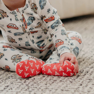 Footie with 2-Way Zipper - Disney Pixar Cars