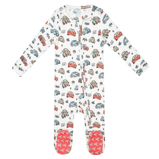 Footie with 2-Way Zipper - Disney Pixar Cars