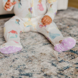 Footie with 2-Way Zipper - Disney Princess