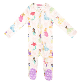 Footie with 2-Way Zipper - Disney Princess