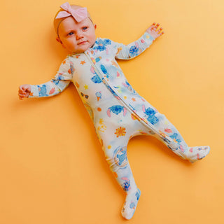 Footie with 2-Way Zipper - Disney Stitch Dreamsicles