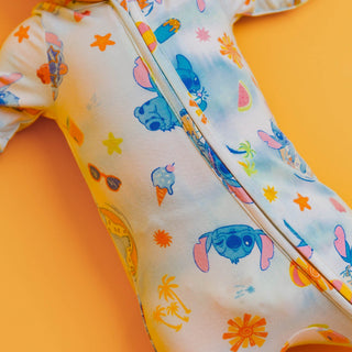 Footie with 2-Way Zipper - Disney Stitch Dreamsicles
